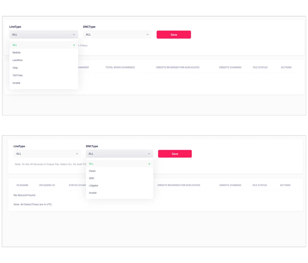 Customize Your Filtering Options
