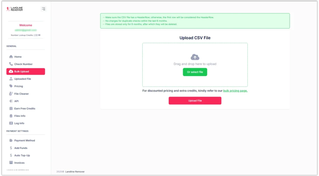 Upload Your Contact List with Ease