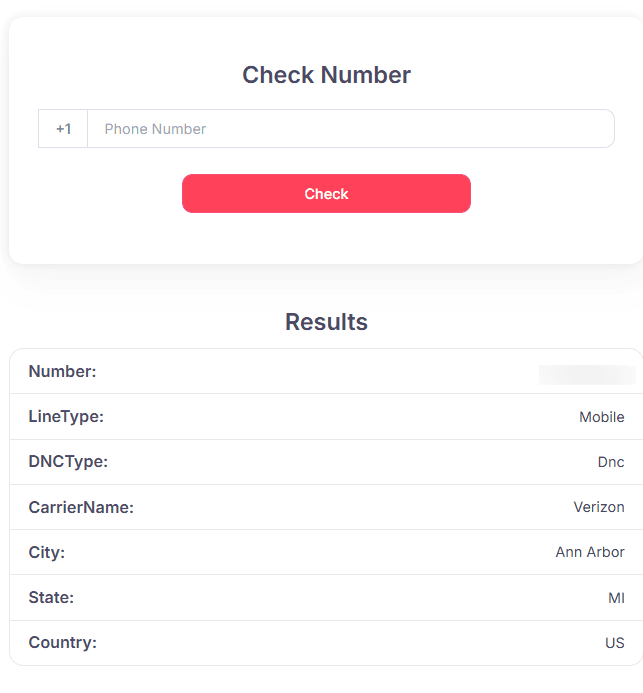 Different Types of Phone Number Validation