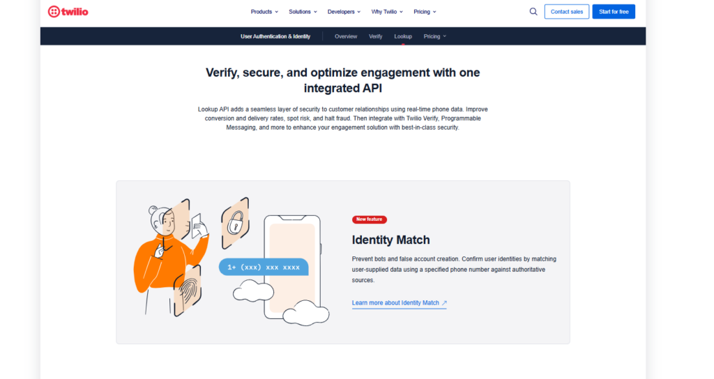 Twilio Lookup API