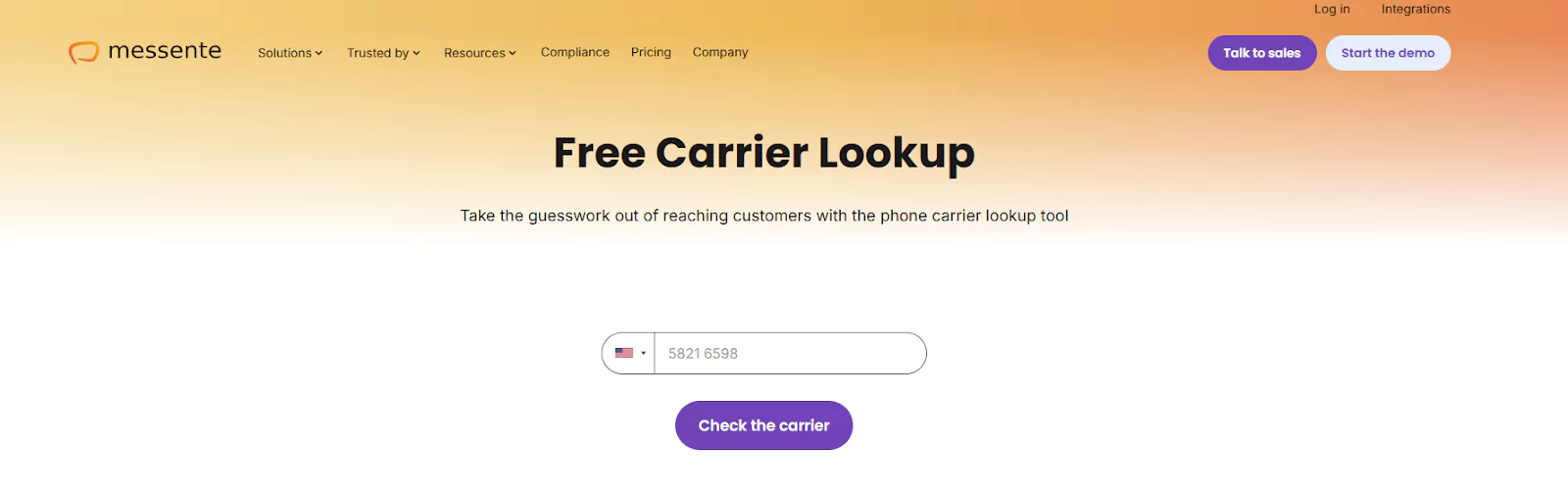 messente-carrier-lookup