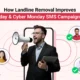 How Landline Removal Improves Black Friday & Cyber Monday SMS Campaign Success